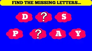 Brain Teaser IQ Test: Only Genius Can Guess the Missing Word in this Image in 7 Secs