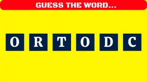 Brain Teaser IQ Test: Only Genius Can Guess the Word in this Image in 7 Secs