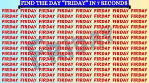 Genius Optical Illusion: Spot Hidden Word Friday in 7 Seconds