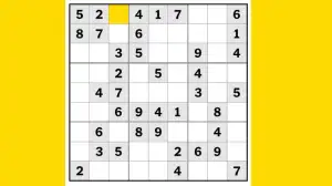 NYT Sudoku Easy Puzzle Today 16 November 2023