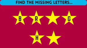 Optical Illusion IQ Test: You have X-Ray vision if you can Find the Missing Letters in 5 Secs