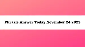 Phrazle Answer Today November 24 2023