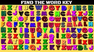 Observation Find it Out: If you have Sharp Eyes Find the Word Key in 10 Secs