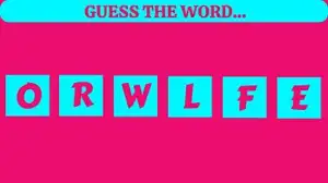 Scrambled Word: Can you Guess the 6 Letter Word in 6 Seconds?