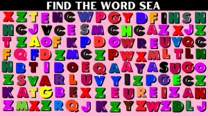 Test Visual Acuity: Only Extra Sharp Eyes can Find the Hidden Word Sea in Less than 10 seconds