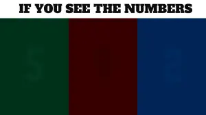 Thinking Test: If you have 50/50 Vision Find the Number in 15 Secs