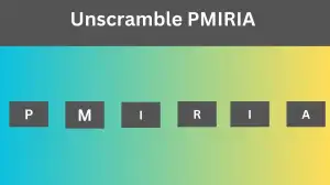 Unscramble PMIRIA Jumble Word Today