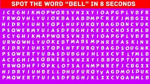 Viral Brain Teaser: Can you spot a Hidden Word Bell in Less than 8 Seconds