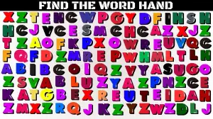 Visual Test: Only 1% With Super Vision Can Spot The Word Hand in 6 Secs