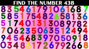 Visual Test: Test your eye power by finding a Hidden Number 438 in This Image in 10 Secs