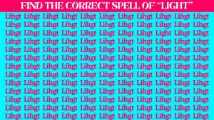 You have the sharpest eyes if you can Find the Correct Spell of Light in the Image in 9 seconds!