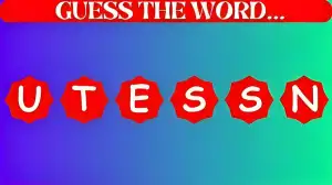 Brain Teaser Scrambled Word Finding: Can you Guess the 6 Letter Word in 5 Seconds? 