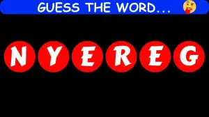 Brain Teaser Scrambled Word Finding: Can you Guess the 6 Letter Word in 8 Seconds?