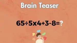 Find the Solution to the Math Equation 65÷5x4+3-8