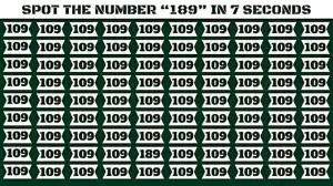 Mind-bending Brain Teaser Challenge You to Find the Number 189 in 7 Secs