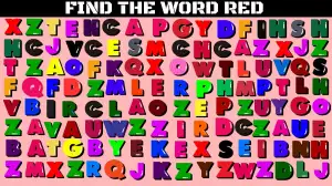 Observation Brain Challenge: If you have Eagle Eyes Find the Word Red in 12 Secs