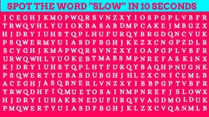 Observation Brain Challenge: Only 6% of People Can Spot the Word Slow in This Image Within 10 Seconds