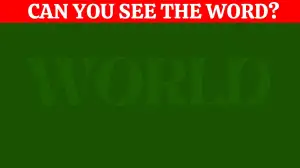 Observation Visual Test: Only the smartest can Guess the Hidden Word in this Image in 5 seconds