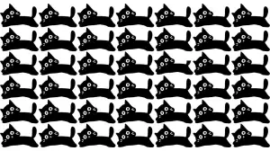 Optical illusion Visual Test: If you Have 20/20 Vision Find the Different Cat in this Image in 10 Secs