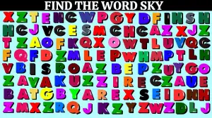 Thinking Test: Can you Spot the Hidden Word Sky in Less than 8 Secs