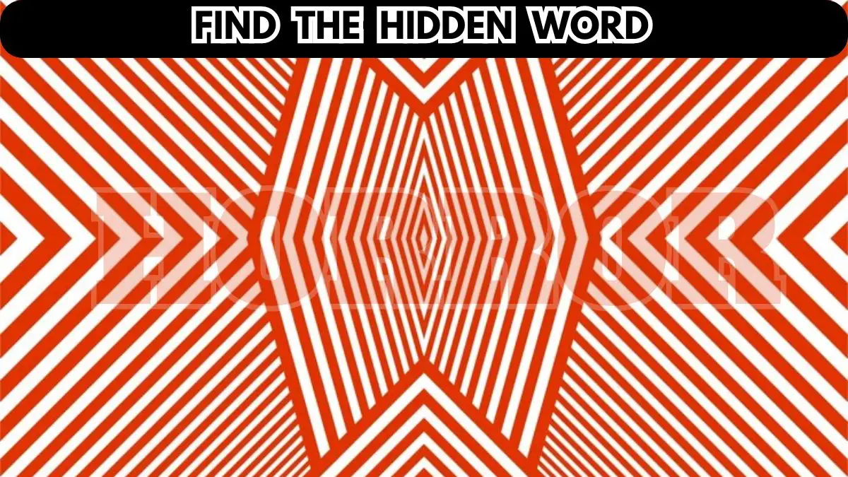 Brain Teaser: Can You Find the Hidden Word in 10 Seconds?