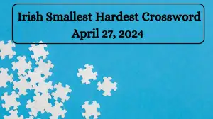 Solution for the Crossword Puzzle Irish Smallest Hardest for April 27th, 20...