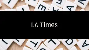 LA Times Crossword Clue Answer April 25, 2024