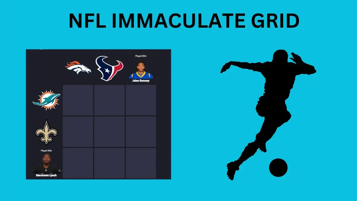 NFL Grid Answers Updated (April 23 2024)