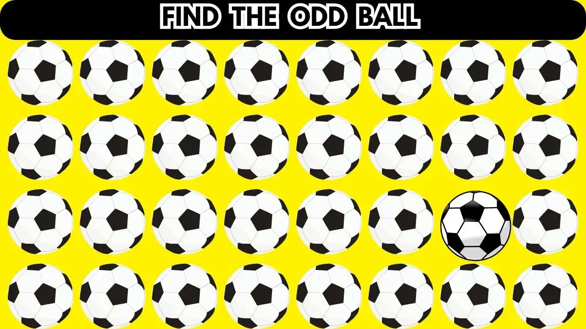 Izazov optičke iluzije: možete li pronaći čudnu loptu u 10 sekundi