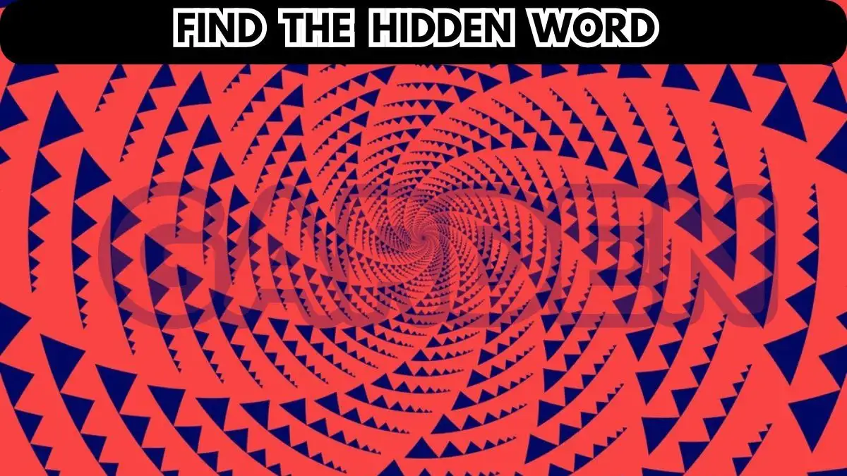 Визуальный тест на оптическую иллюзию: попробуйте найти загаданное слово за 10 секунд