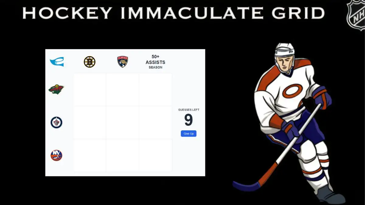 NHL Grid Solved Check Answers Here