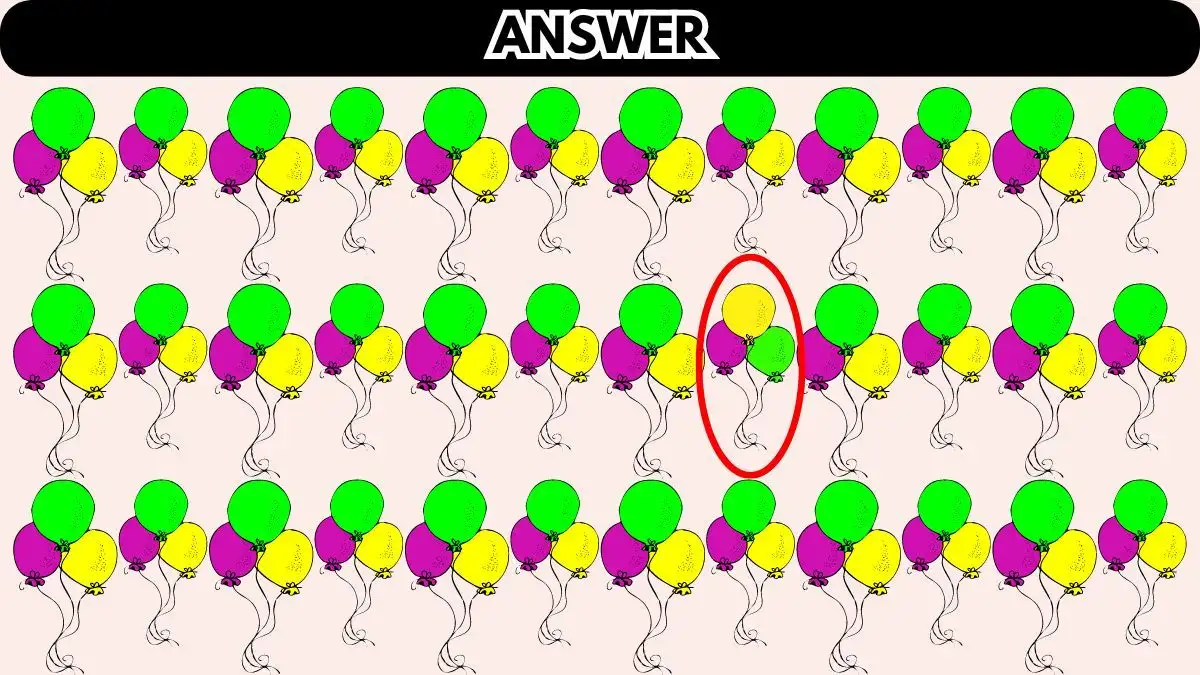 Brain Teaser: If You Have Sharp Eyes Find the Odd One in 12 Secs