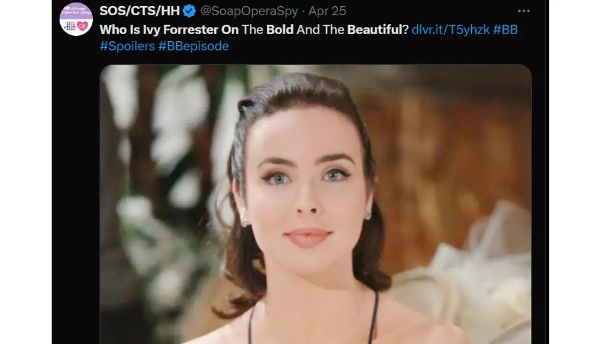 Who is Ivy Forrester on Bold and Beautiful? Who Plays Ivy Forrester on Bold and Beautiful?