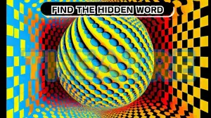 Optical Illusion: Can You Find the Hidden Word in 12 Seconds?