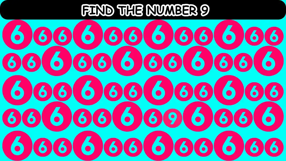 Optička iluzija: Možete li pronaći broj 9 u 10 sekundi?