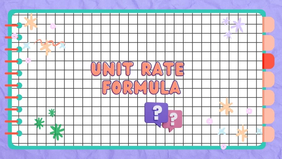 Unit Rate Formula, What is Unit Rate? - News