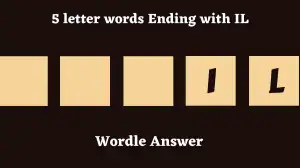 5 letter words Ending with IL All Words List