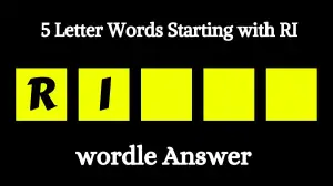 5 Letter Words Starting with RI All Words List