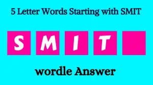 5 Letter Words Starting with SMIT All Words List