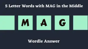 5 Letter Words with MAG in the Middle  All Words List