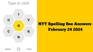 NYT Spelling Bee Answers February 24 2024