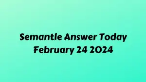 Semantle Answer Today February 24 2024