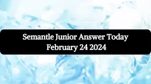 Semantle Junior Answer Today February 24 2024