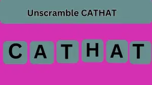 Unscramble CATHAT Jumble Word Today