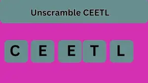 Unscramble CEETL Jumble Word Today