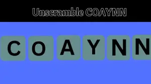 Unscramble COAYNN Jumble Word Today