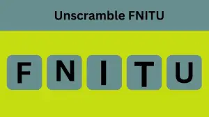 Unscramble FNITU Jumble Word Today