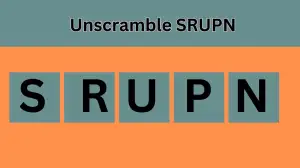 Unscramble SRUPN Jumble Word Today