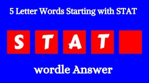 5 Letter Words Starting with STAT All Words List