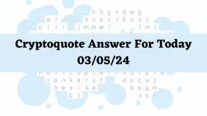 Cryptoquote Answer For Today 03/05/24